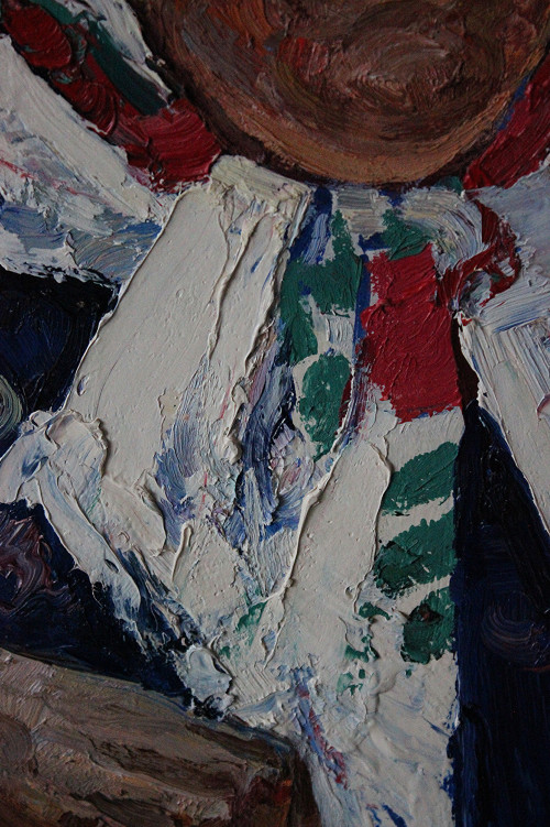 Портрет женщины в платке