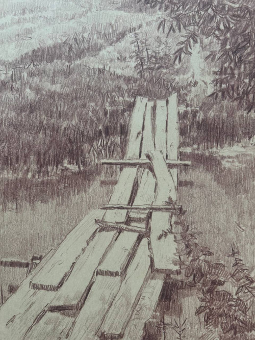 У моста в Новой Липовке 