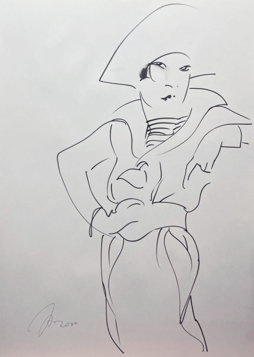 Женщина в шляпе