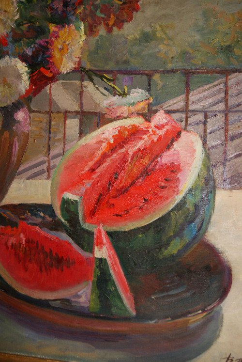 Натюрморт с арбузом