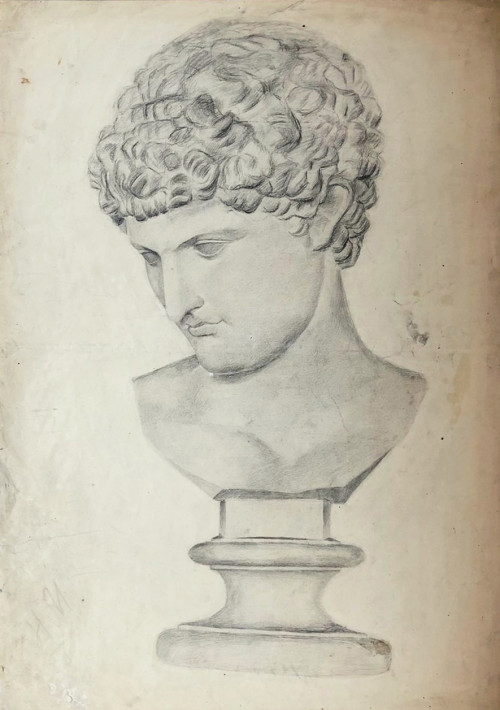 Голова статуи Антиноя из Капитолийского музея в Риме