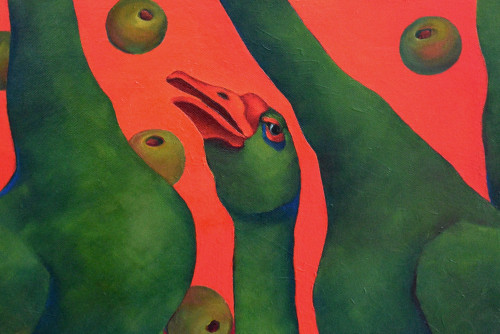 Гуси в яблоках