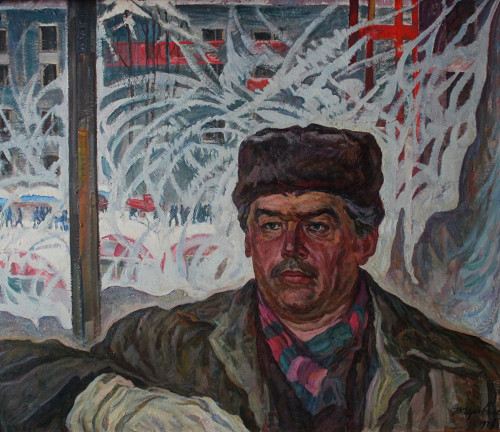 БАМ. Тында. Афанасьев А. В. Бригадир плотников