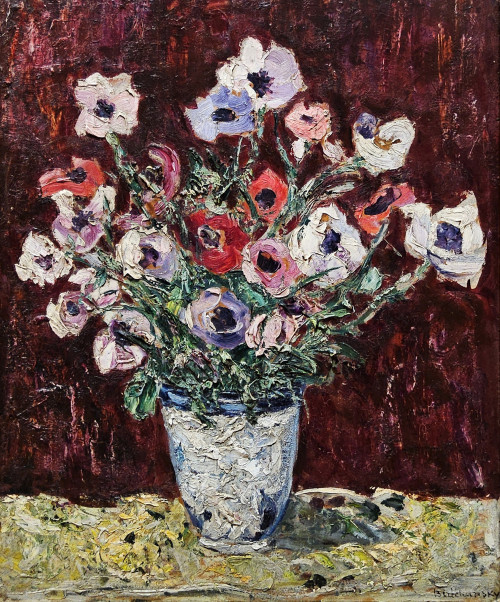 Натюрморт с букетом цветов