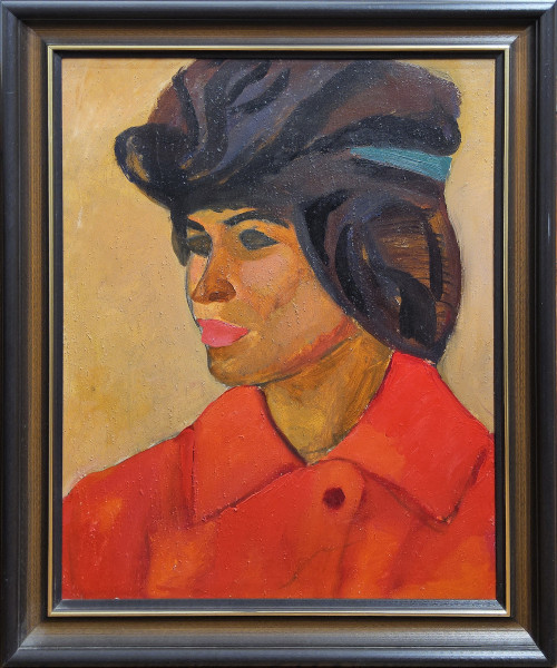 Женщина в красном