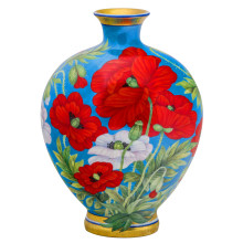 Ваза «Маки на голубом»