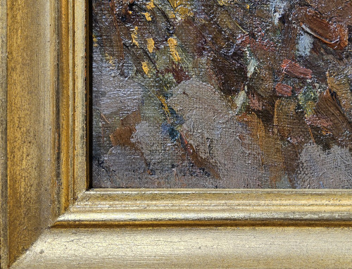 Весна в Пскове. Пейзаж с храмом