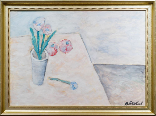 Тюльпаны и яблоки