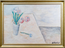 Тюльпаны и яблоки