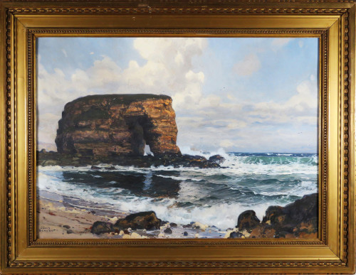 Морской пейзаж. Марсден-Рок, Англия