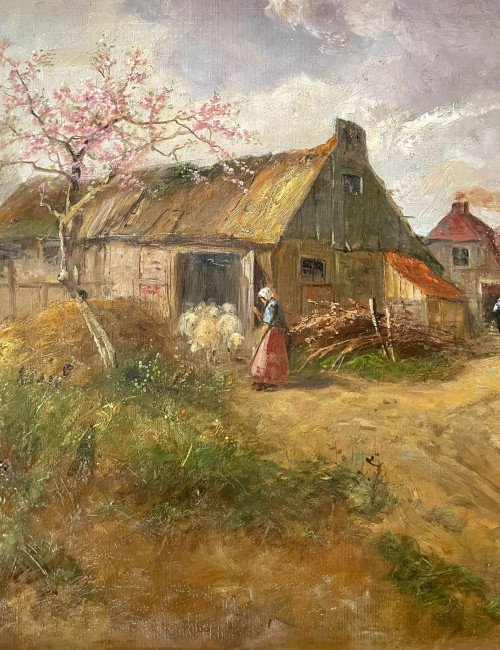 Весна в деревне