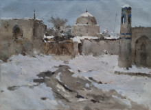 Зима. Узбекистан