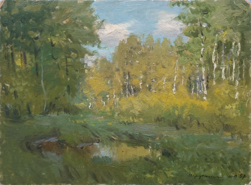 Иерусалим. Пруд в лесу