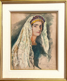 Мадам Агбальян в Александропольском костюме
