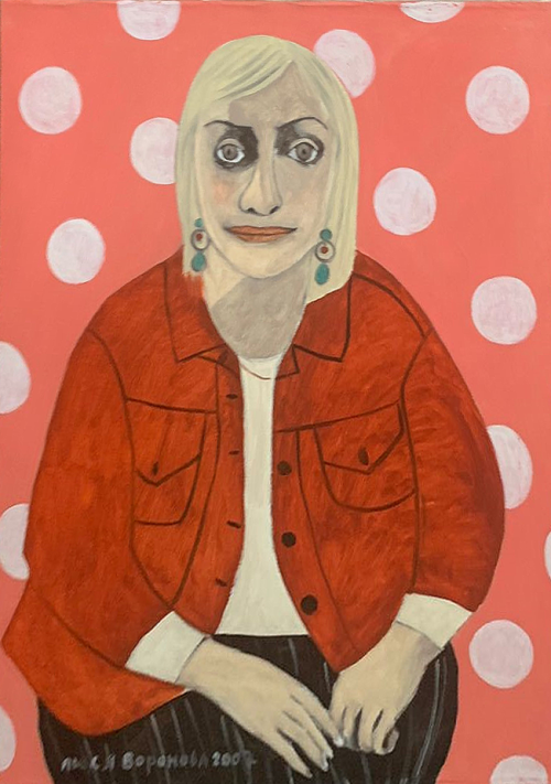 В красном пиджаке