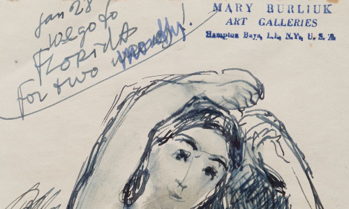 Две работы  «‎Отдыхающая девушка. Вольная копия с картины Ф. Буше 