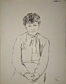 Портрет искусствоведа Т.А. Боровой