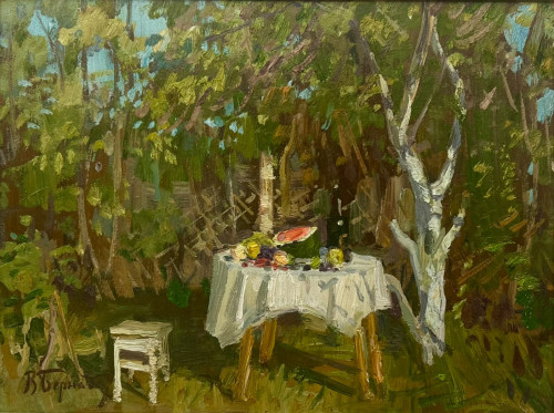 В тени сада