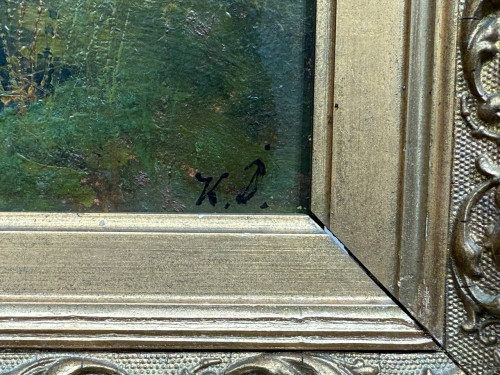 Пейзаж с деревьями