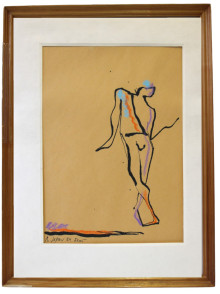 4 рисунка из серии «Балет»