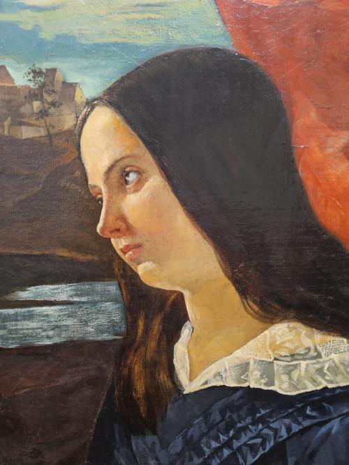 Портрет девушки в стиле Ренессанса