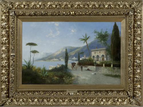 Вилла в окрестностях Монте-Карло (пара картин)