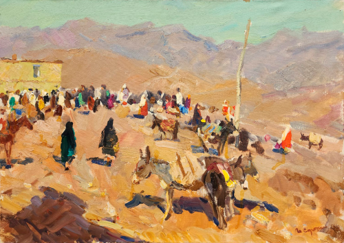 Базар в ауле Кубачи