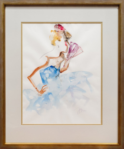 Балерина с веером