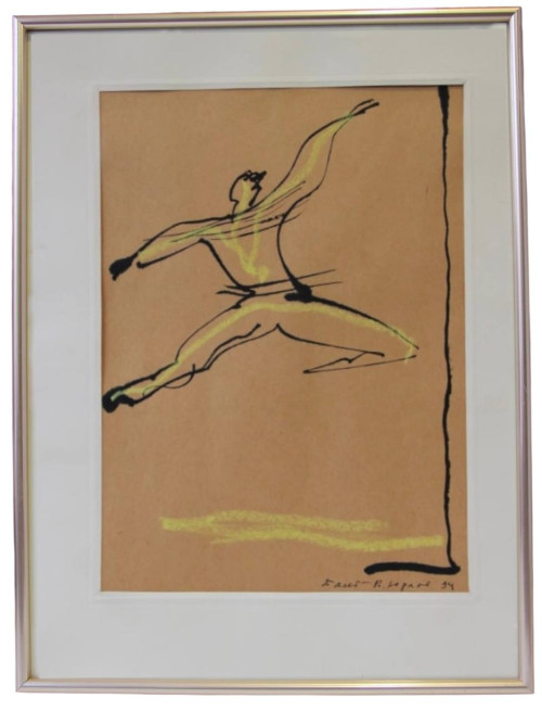 4 рисунка из серии «Балет»