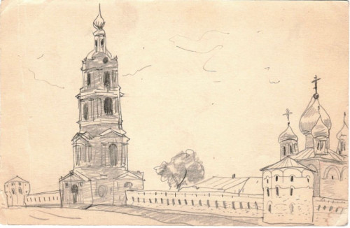 Зарисовки Москвы. Колокольня 