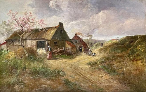 Весна в деревне