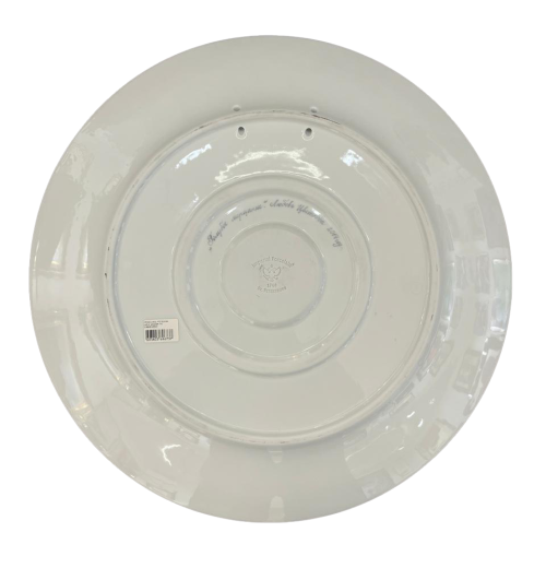 Декоративное авторское блюдо «Голубое мерцание» (Автор росписи Цветкова Л.-единственный экземпляр)