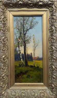 Пейзаж с деревьями