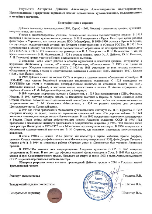 Портретные зарисовки (двусторонняя работа)
