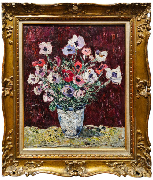 Натюрморт с букетом цветов