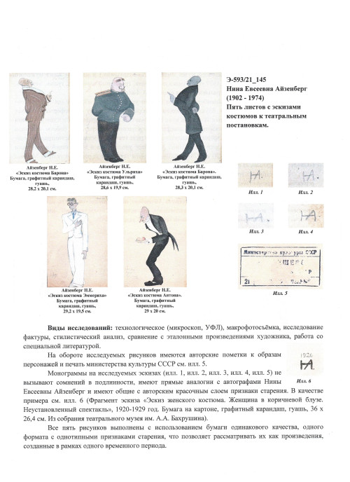 Эммерих. Эскиз костюма