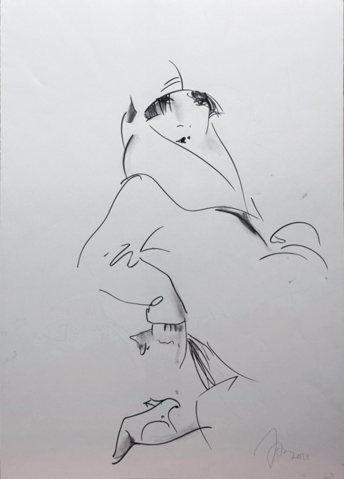 Кокетки (двусторонняя работа)