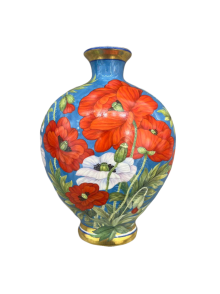 Ваза «Маки на голубом»
