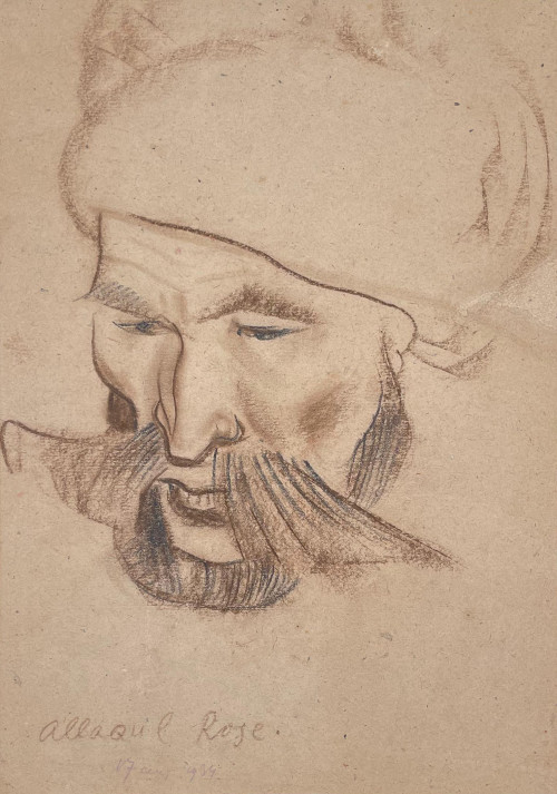 АВТОР Портрет усатого мужчины 