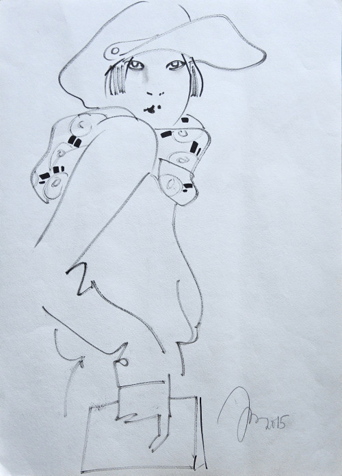 Девушка в шляпе