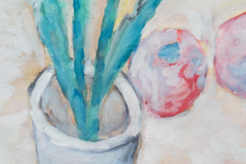 Тюльпаны и яблоки