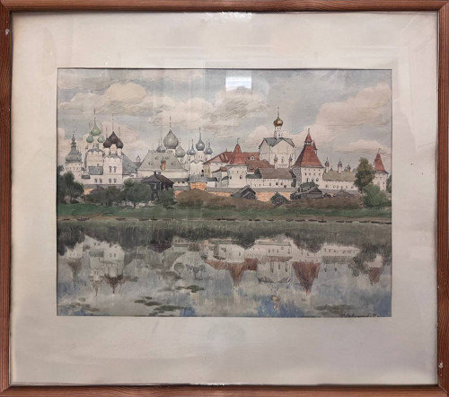 Ростов Великий в озеро глядит