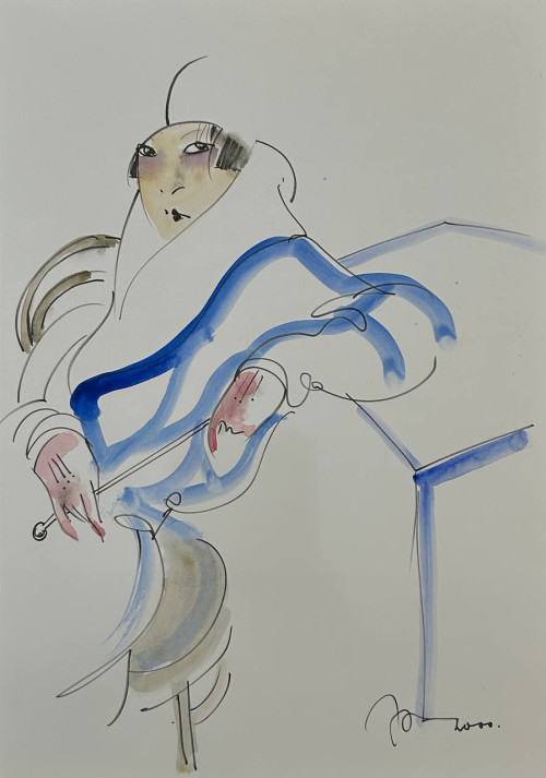 Дама в перчатках