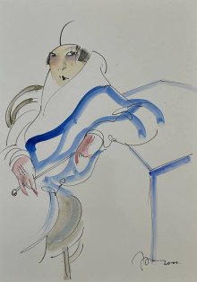 Дама в перчатках