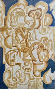 Абстракция с лицами 4