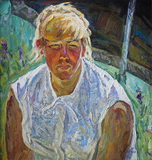Солнышко. Портрет жены художника