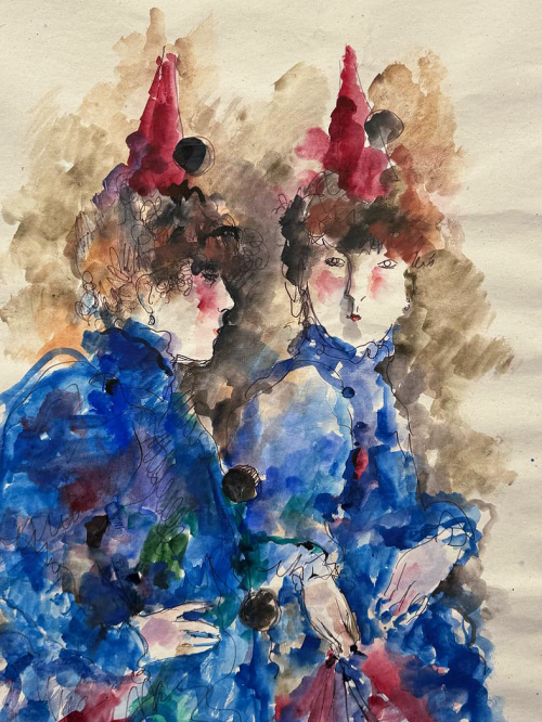 Две девушки