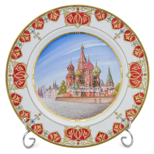 Декоративная авторская тарелка «Красная площадь»