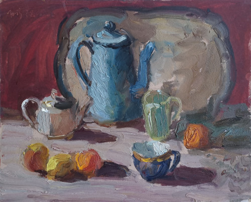 Натюрморт с подносом