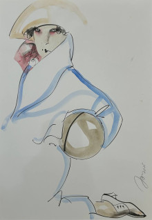 Дама в пальто